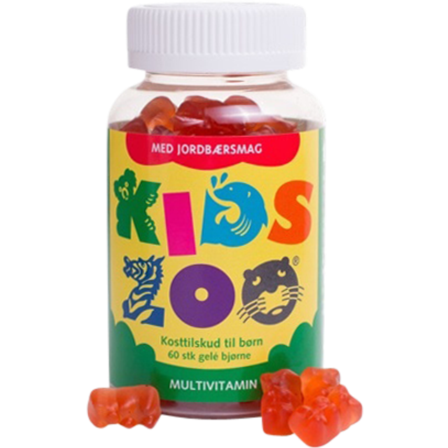 Acrilex Egenvård KidsZoo Multivitamin with Strawberry Flavor 60 st