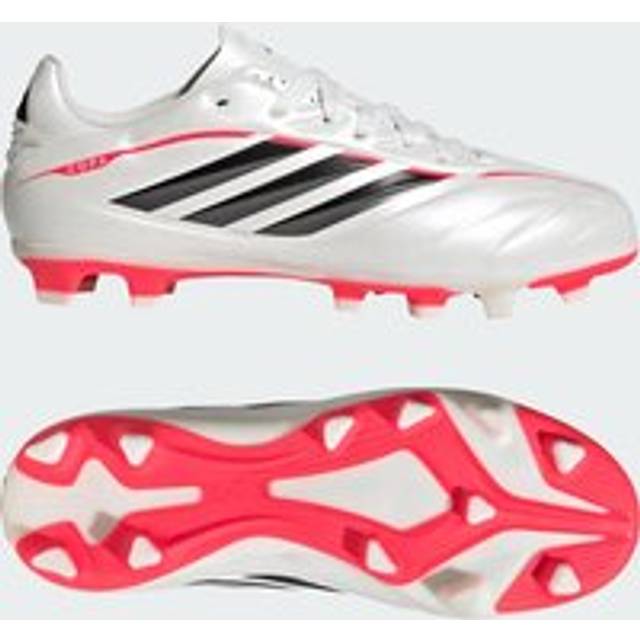 adidas Copa Pure IV Club Fxg Fotbollsskor Barn - Vit/Silver/Svart/Lucid Red