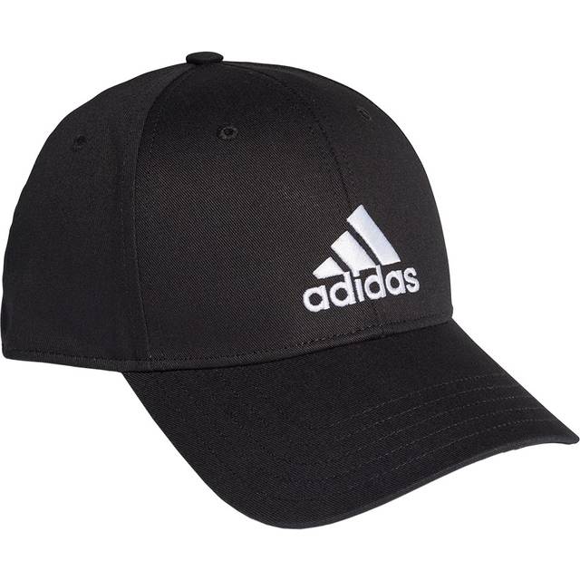 adidas Junior Baseball Cap - Black/Black/White (FK0891)