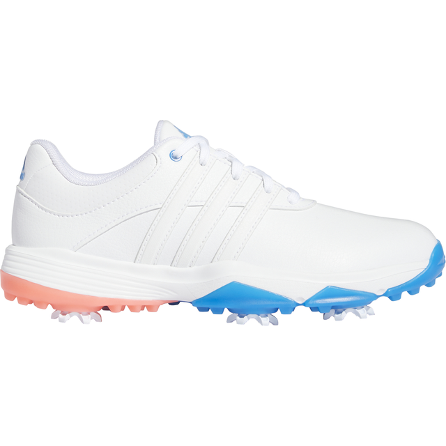 adidas Junior Tour360 22 Golf - Cloud White/Cloud White/Blue Rush