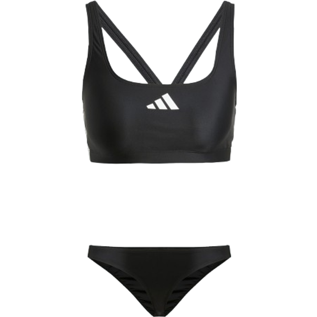 adidas V-rygg Bikini 3 Ränder - Svart/Vit