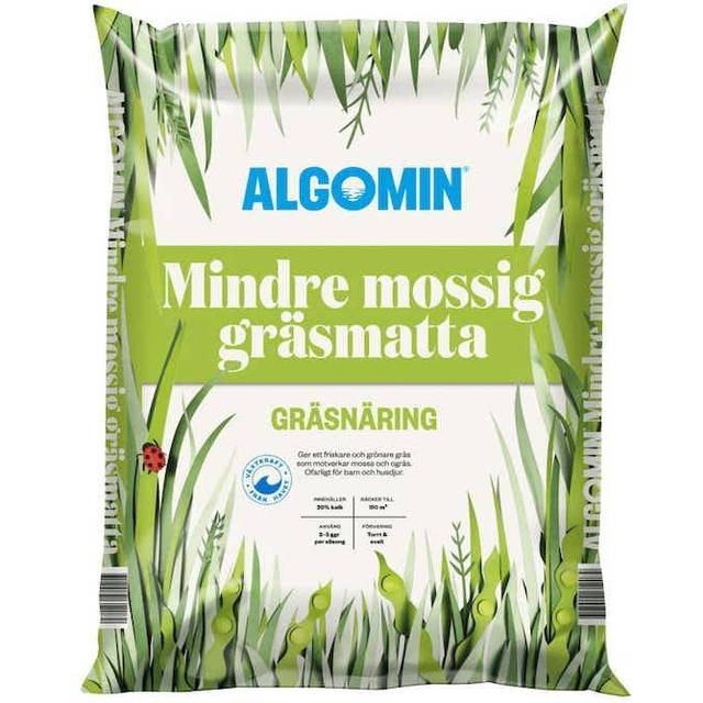 Algomin Mossbekämpning Mindre Mossig 13kg 300m²