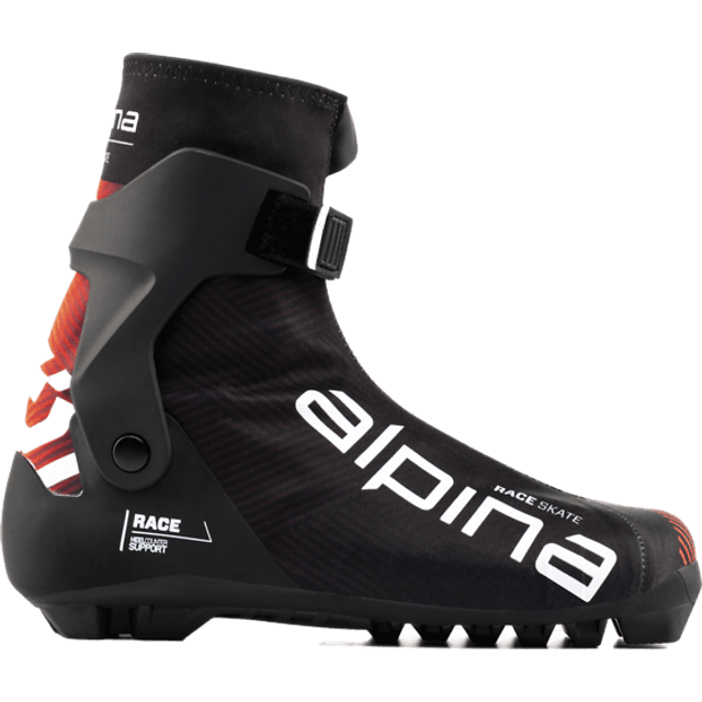 Alpina Race Skate Boot 2025 - Black/Red/White