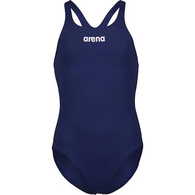 Arena Team Swim Pro Solid baddräkt barn - marin/vit