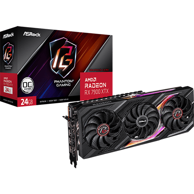 Asrock Radeon RX 7900 XTX Phantom Gaming OC HDMI 3xDP 24GB