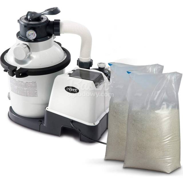 B2X Sandfilterpump 12000 L/h Inkluderar 50 kg Sand