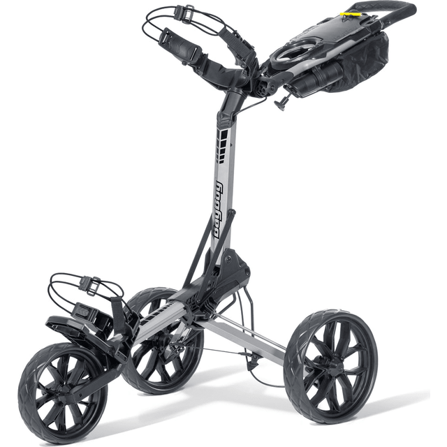 Bag Boy Slimfold Auto-Open Push Cart Silver Black