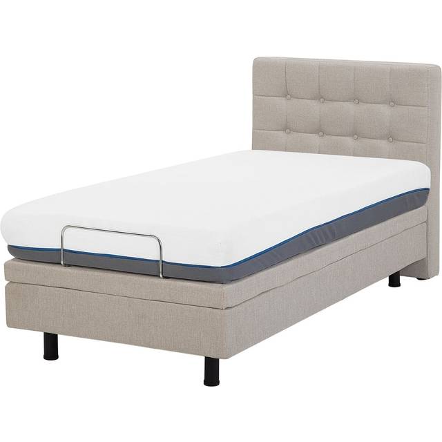 Beliani Duke Ställbar säng 90x200cm