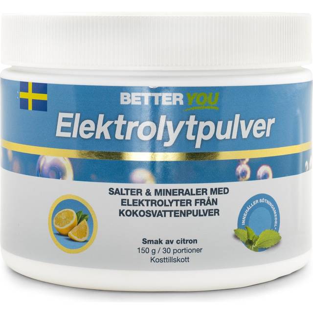 Better You Elektrolytpulver Citron 150g 30 st