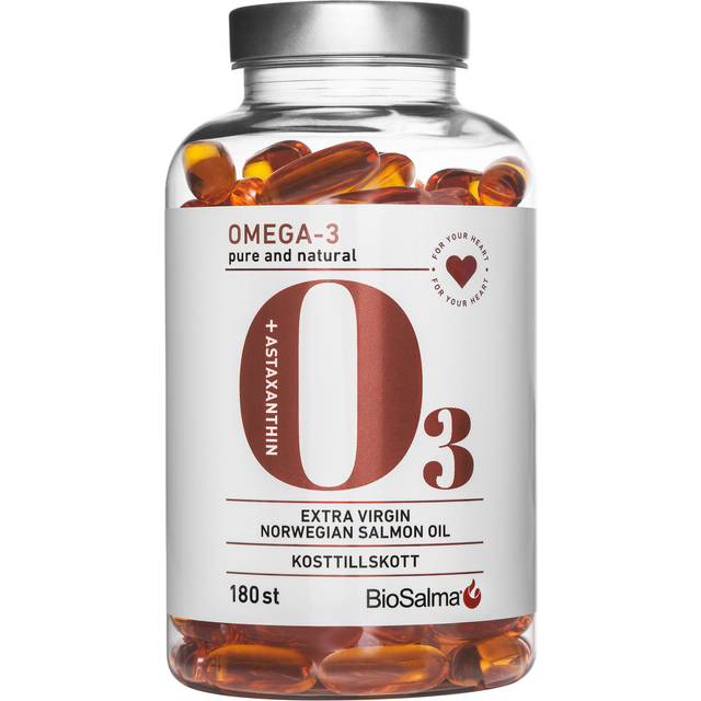 BioSalma Omega-3 Salmon Oil 1000mg 180 st
