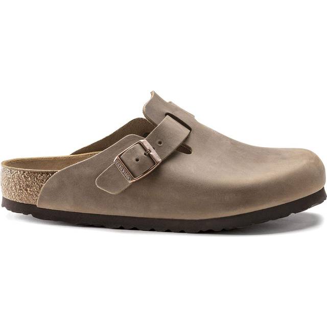 Birkenstock Boston Oiled Leather, Tobacco Brown