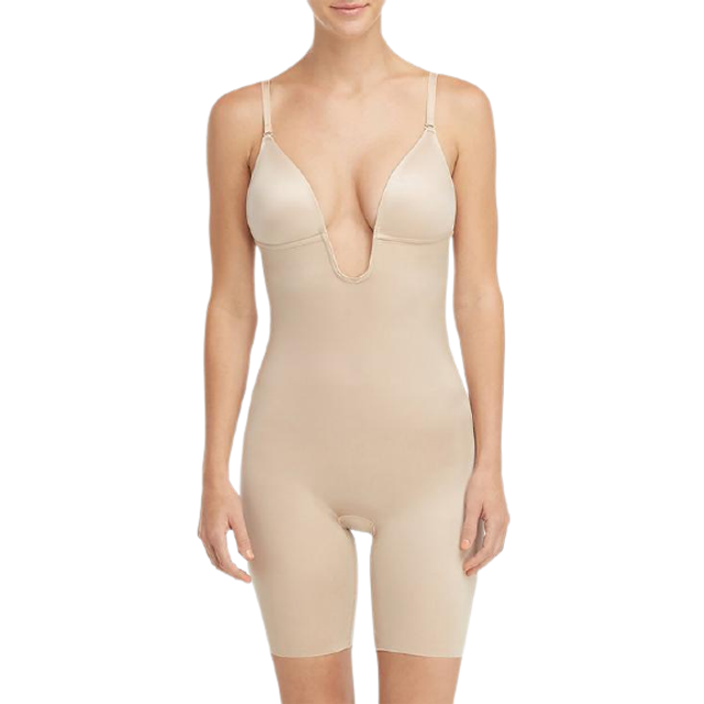 Björn Borg Suit Your Fancy Plunge Low-Back Bodysuit - Beige