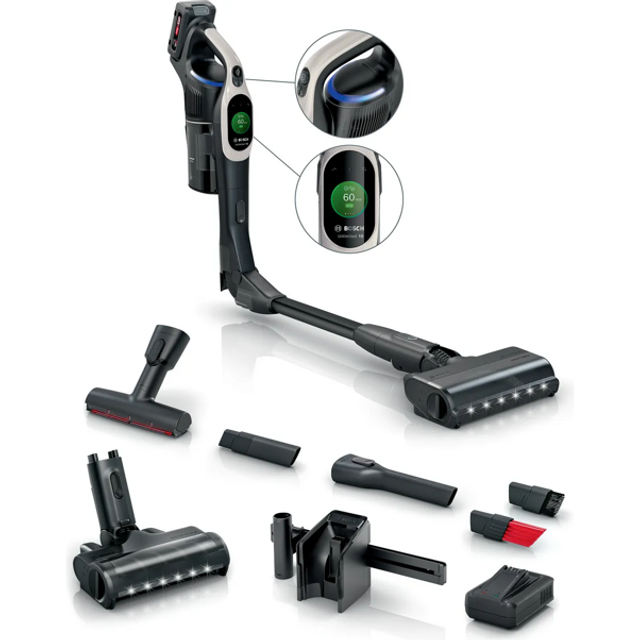 Bosch Unlimited 10 Skaftdammsugare Grå