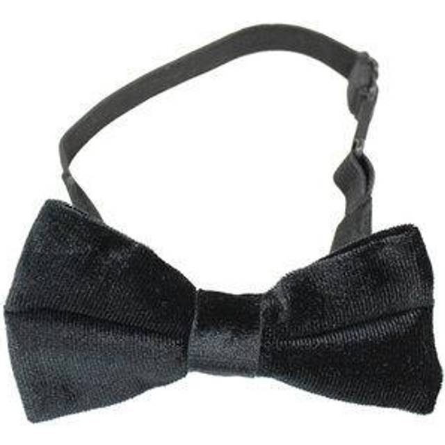 Bow Tie in Velvet Imitation - Black