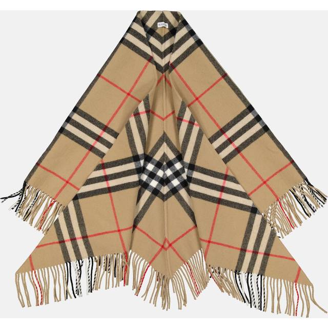 Burberry Checked Poncho