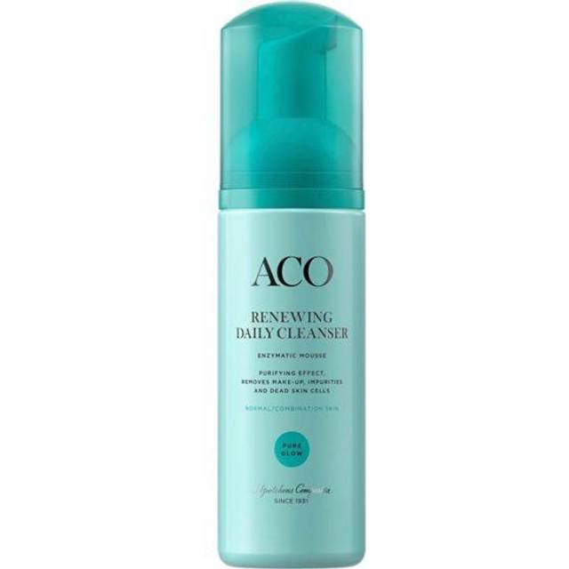 ACO Pure Glow Renewing Daily Cleanser Enzymatic Mousse 150ml