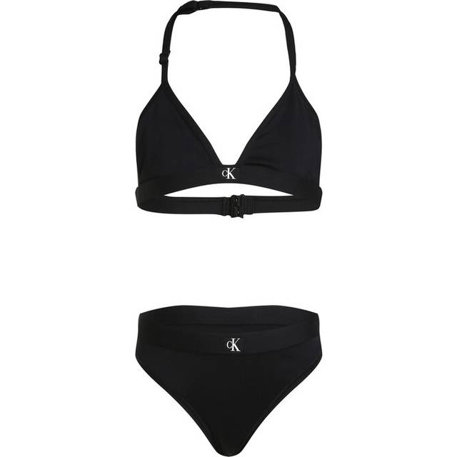 Calvin Klein Triangle Bikiniset - Svart