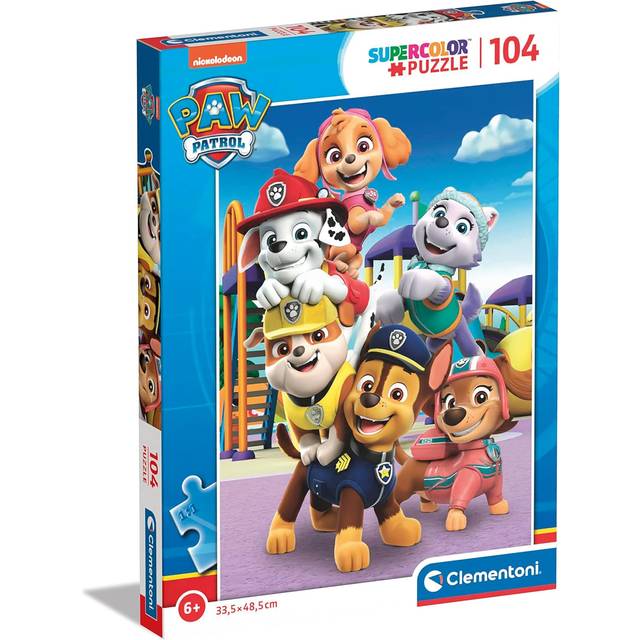 Clementoni Supercolour Paw Patrol 104 Bitar