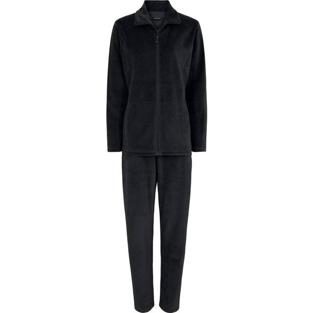 Decoy Velour Homewear Set - Black