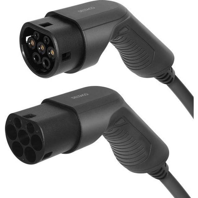 Deltaco EV-3213 3-fas laddkabel 3m