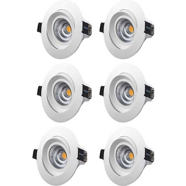Designlight M-Penny White Takplafond ∅ 9cm 6-pack
