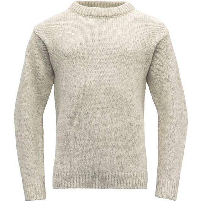 Devold Nansen Crew Neck Sweater Unisex, Grey Melange
