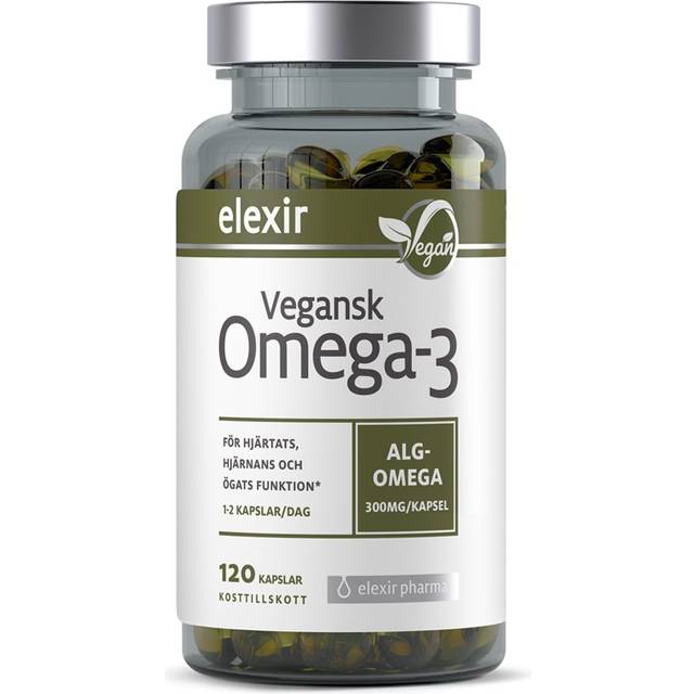Elexir Pharma Vegansk Omega-3 120 st