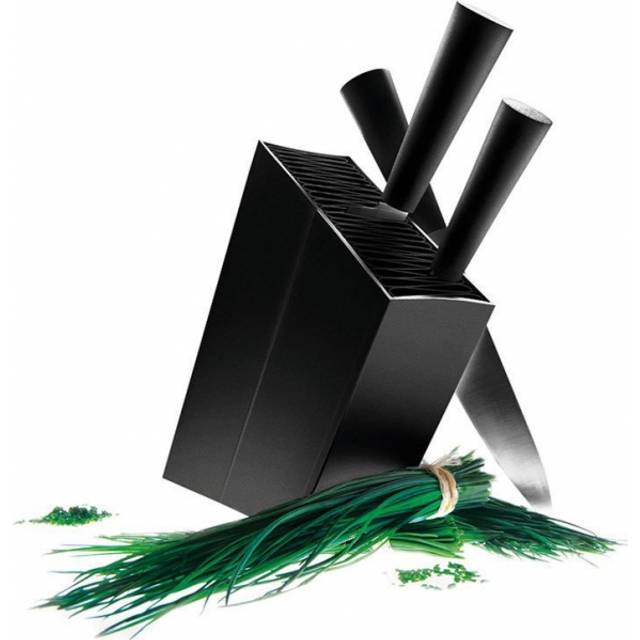Eva Solo Knivblock Lutande Black
