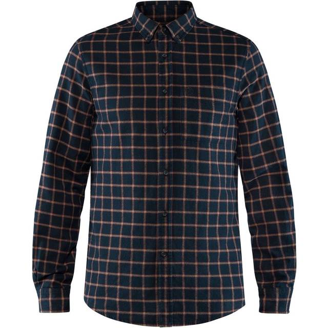 Fjällräven Övik Flannel Shirt, Dark Navy