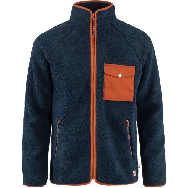 Fjällräven Vardag Pile Fleece - Navy/Autumn Leaf