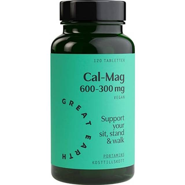Great Earth Cal-mag 600-300 Mg Tabletter 120 st