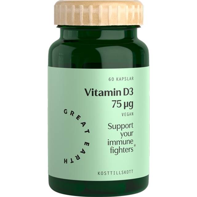 Great Earth Vitamin D3/K2 60 st