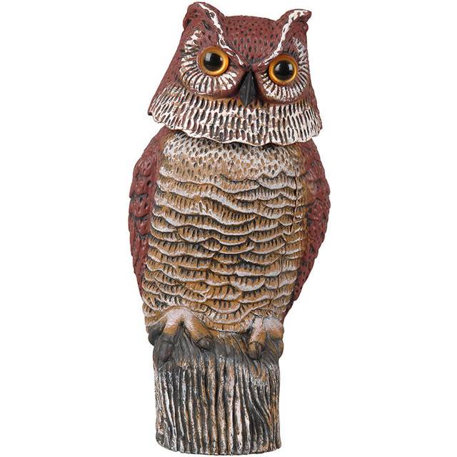 Greenline MotFågel Fågelskrämma Uggla rörligt huvud 400g