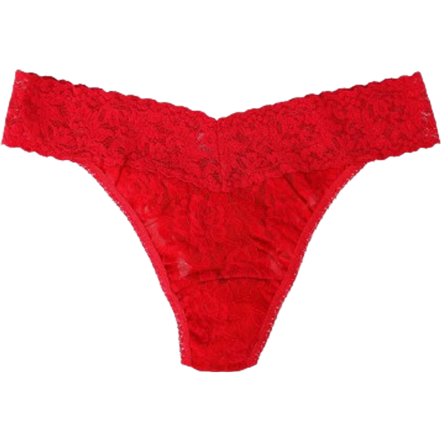 Hanky Panky Signature Lace Original Rise Thong, Red