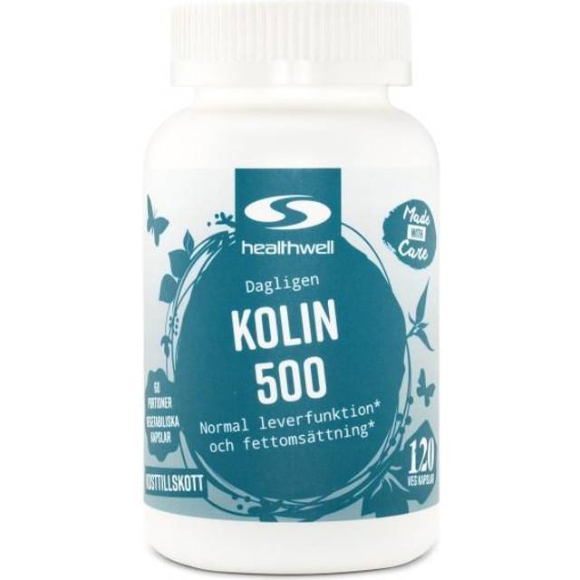 Healthwell Kolin 500 120 kapslar