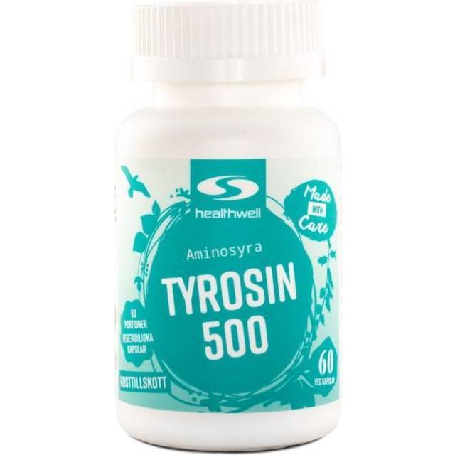 Healthwell Tyrosin 500 60 st