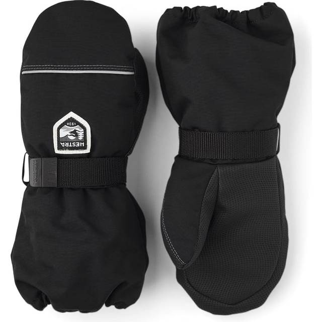 Hestra Kid's Wool Terry Vante Svart