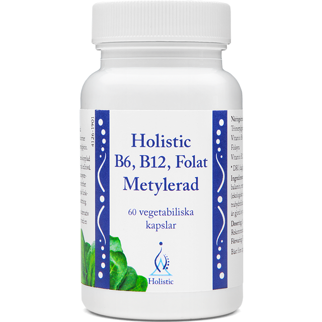 Holistic B6 B12 och Folat Metylformer 60 st