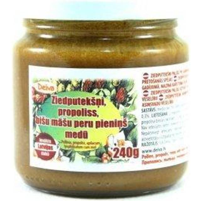 Nordic Bee Honung Pollen Propolis & Bidrottninggelé 240g