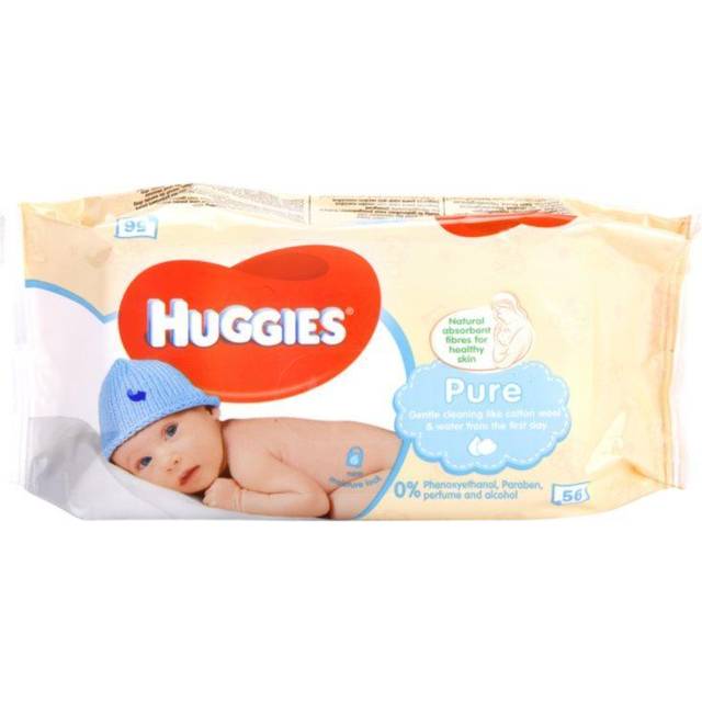 Huggies Pure Våtservetter 56 st