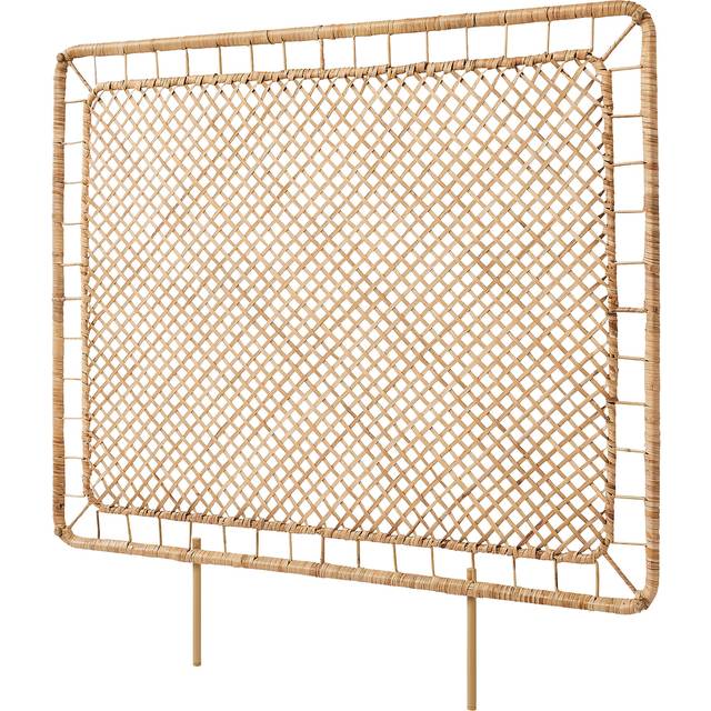 IKEA TOLKNING Handgjord Rotting Sänggavel 100cm