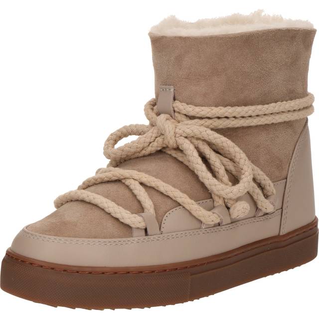 INUIKII Classic Läder Sneaker Vinterboots - Beige