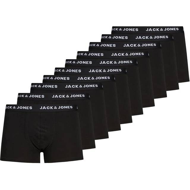 Jack & Jones Solid Boxer 10-pack - Black