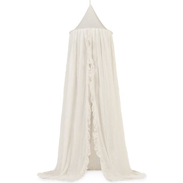 Jollein Sänghimmel Vintage Volang 245 cm, Nougat