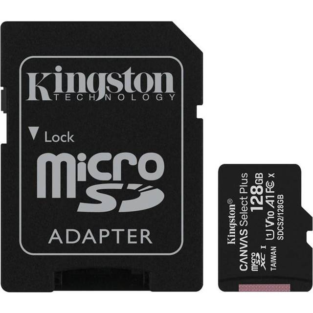 Kingston Canvas Select Plus microSDXC 128GB Class 10 UHS-I