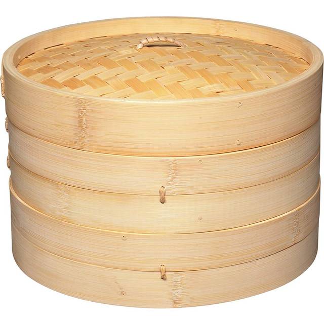 KitchenCraft Ångkokare 20 cm Bambu