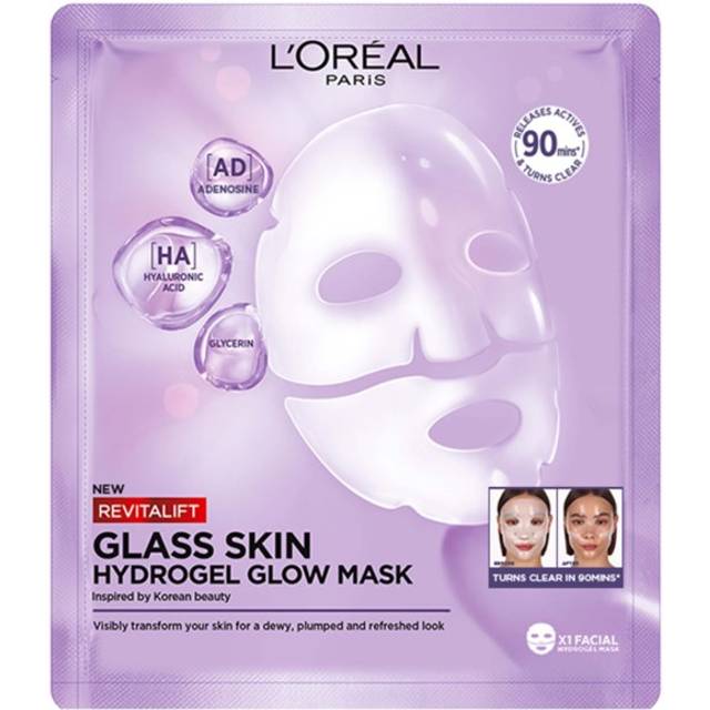 L'Oréal Paris Revitalift Filler Glass Skin Hydrogel Glow Mask