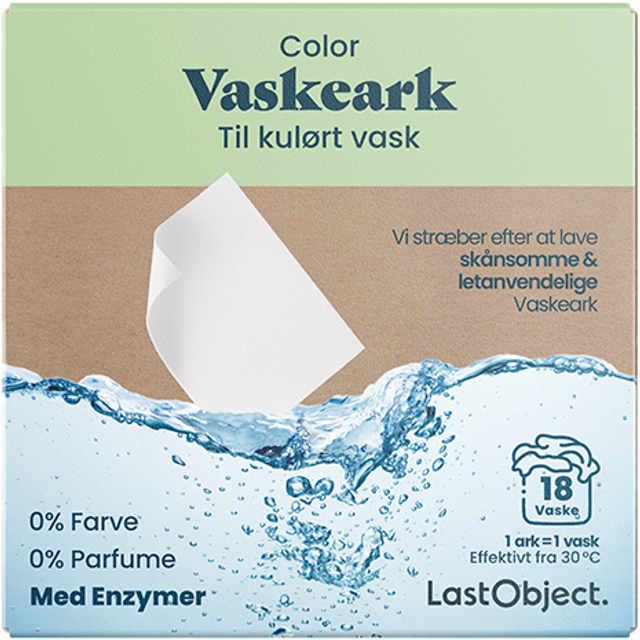 LastObject Laundry Detergent Sheets Color 18 st
