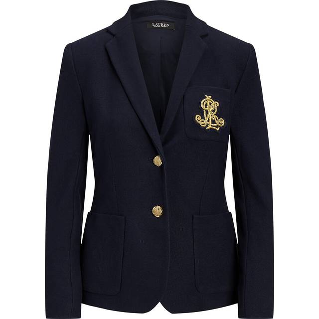 Lauren Ralph Lauren Anfisa Patch Jacquard Blazer - Navy Blue