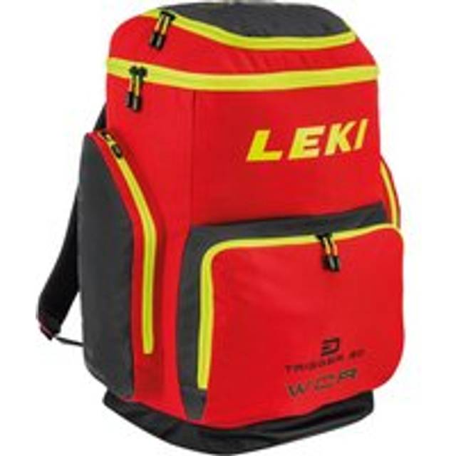 Leki Skiboot Bag WCR 85L Bright Red/Black/Neon Yellow